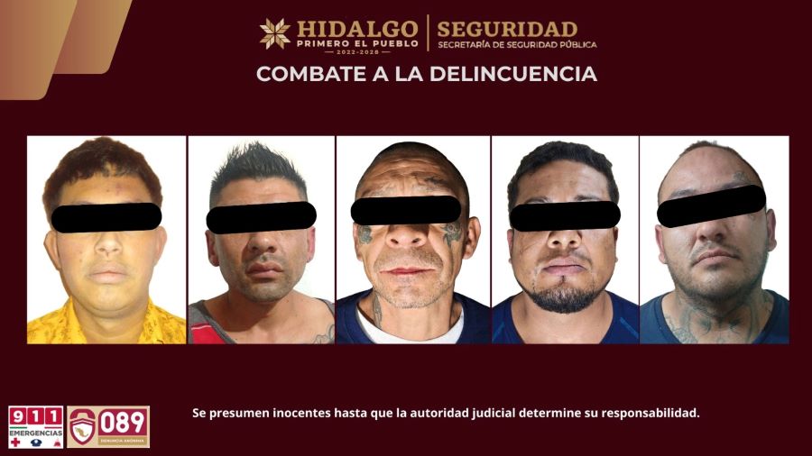 Asegura SSPH más de mil 800 dosis de droga tras cateo en Mineral de la Reforma