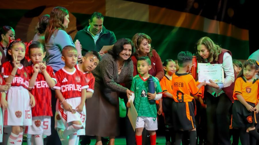 Con celebración futbolera, DIF Hidalgo clausura el ciclo escolar 2025-2026 de los Centros de Atención Infantil (CAI)