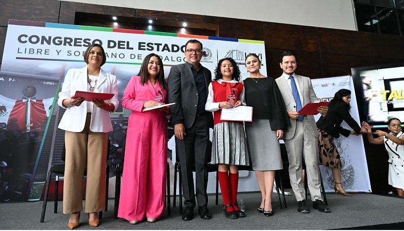 Congreso de Hidalgo Reconoce el Talento de la Niñez y la Juventud del Distrito VII