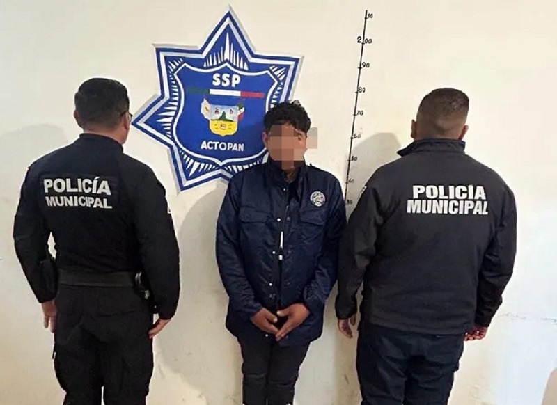 Detienen a Presunto Asaltante de OXXO en Actopan Tras Operativo Con Apoyo del C2 y C5