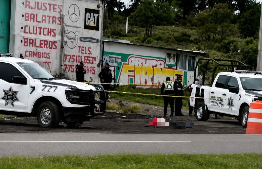 Hallan Hombre Ejecutado y Maniatado en la México-Tuxpan