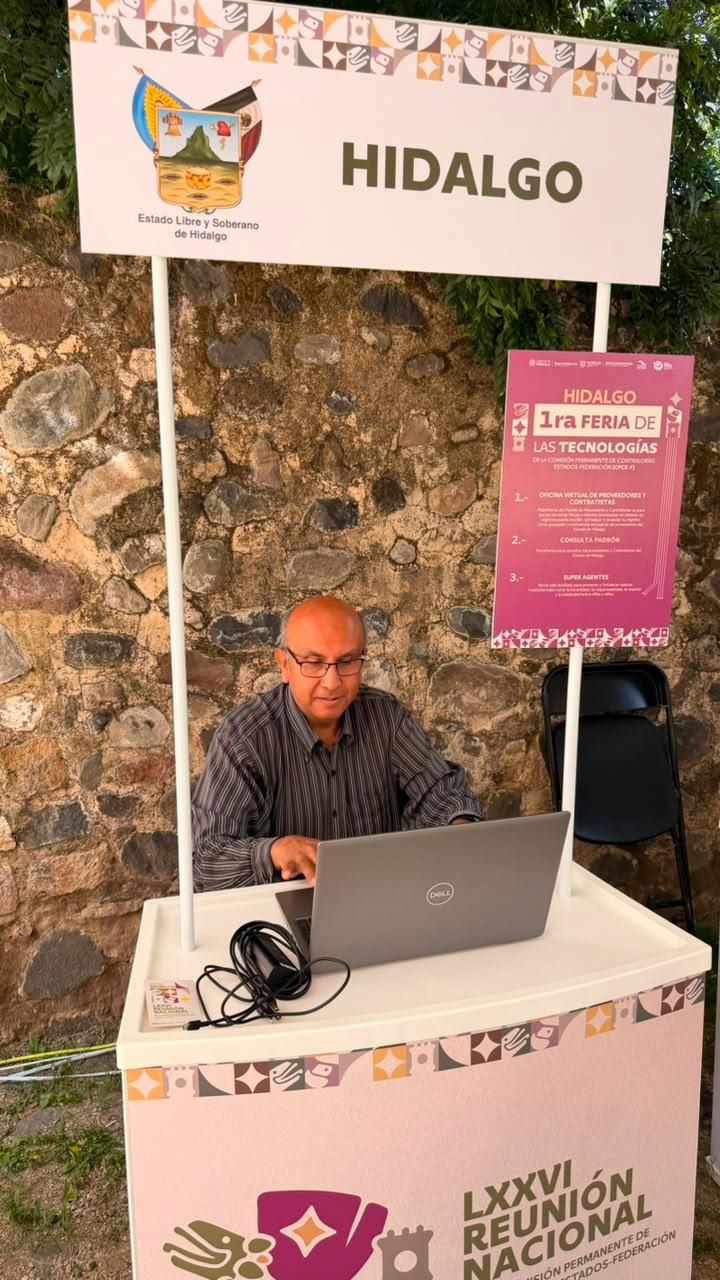 Hidalgo lleva innovación y transparencia a la Primera Feria Nacional de Tecnologías