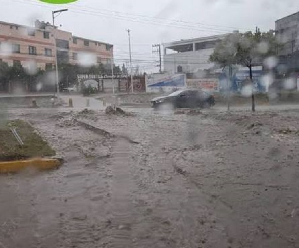 Inundación en Pachuca este Miércoles 01 de Julio 2026