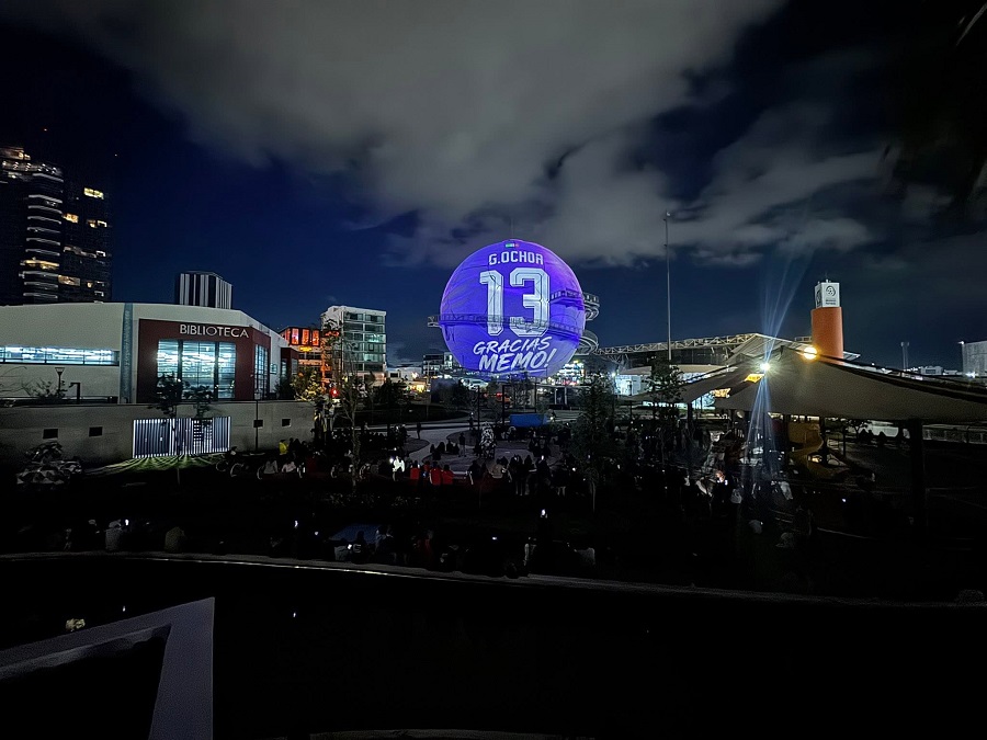 La Pasión Mundialista Continúa En Hidalgo Con Homenajes a Leyendas del Fútbol a Través del Videomapping