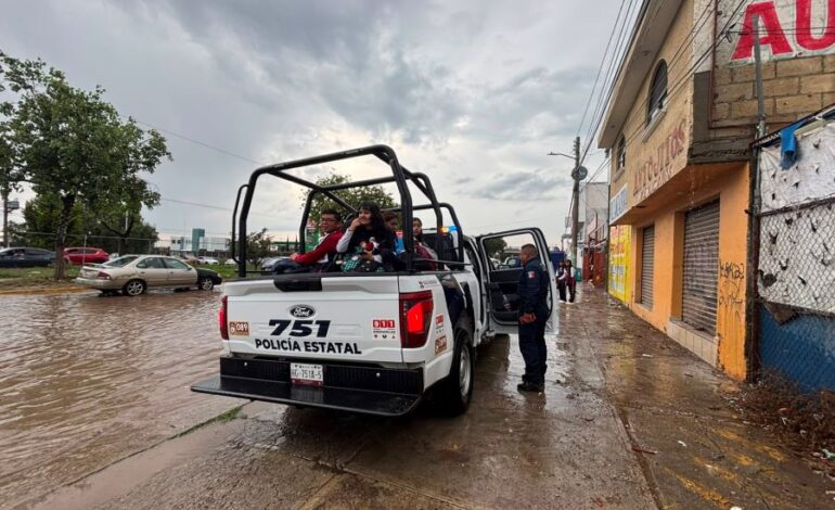 Policía Estatal Refuerza Monitoreo y Apoyo Preventivo Por Lluvias