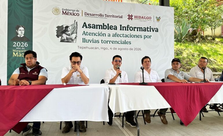 Asambleas Informativas para la Relocalización llegan a la Sierra de Hidalgo