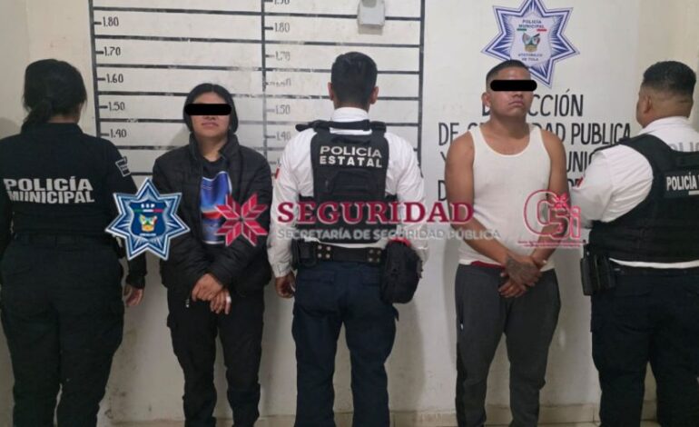 Asegura SSPH a Dos Personas Por Presunta Agresión Con Arma De Fuego en Atotonilco de Tula