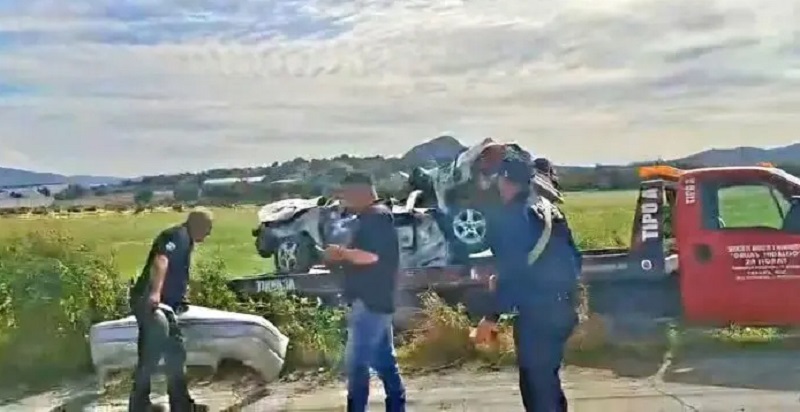 Conductor Perdió el Control de su Vehículo, Volcó en la Vía Pachuca-Sahagún a la Altura de Xochihuacan, Murió