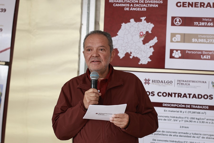 Gobierno de Hidalgo y SICT anuncian rehabilitación del tramo Zacualtipán-Tehuetlán de la carretera Pachuca-Huejutla