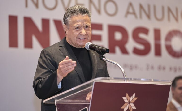 Noveno Anuncio de Inversiones Por un Monto de 21 Mil 873 Millones de Pesos
