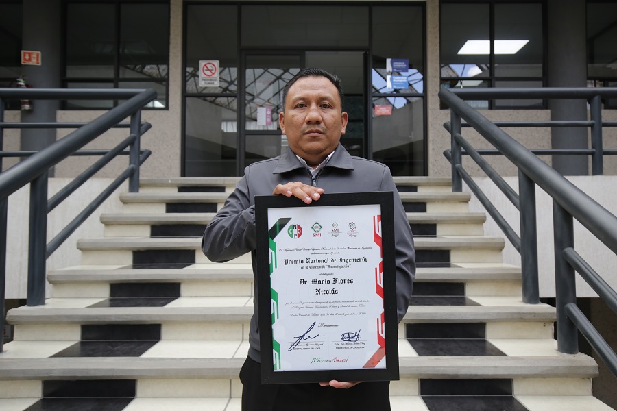 Investigador Garza es galardonado con el Premio Nacional de Ingeniería 2026