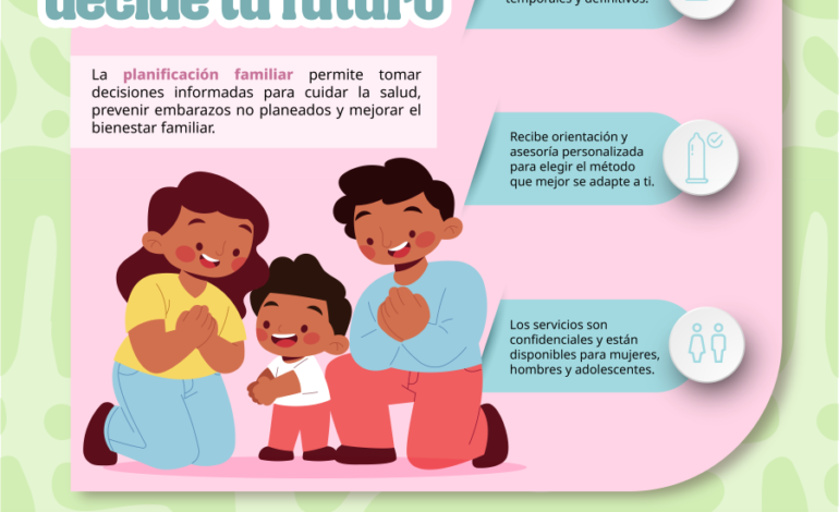 Recomienda IMSS Hidalgo a hacer uso de servicios de planificación familiar