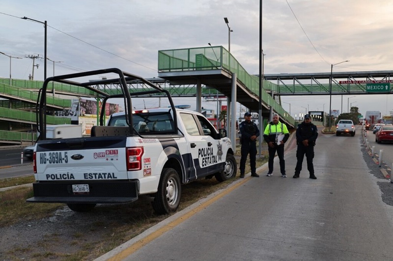 Refuerzan Vigilancia en Carril Exclusivo del Transporte Metropolitano En Hidalgo