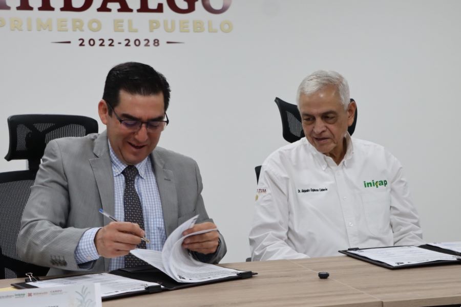 Saderh e INIFAP Estrechan Colaboración Para Fortalecer El Campo Hidalguense