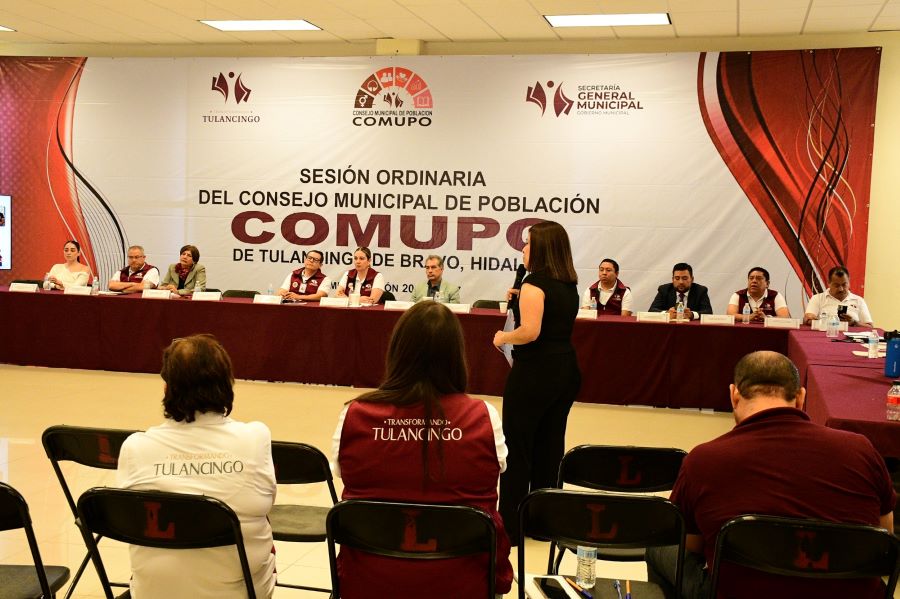 Se lleva a cabo segunda sesión del Consejo Municipal de Población de Tulancingo