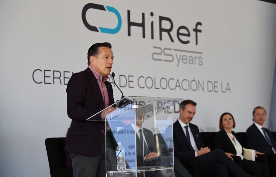 Colocan Primera Piedra de la Empresa Italiana Hi-Ref en Villa de Tezontepec
