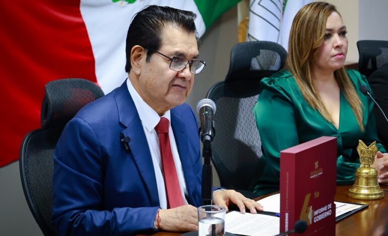 Congreso de Hidalgo Recibió el cuarto Informe de Gobierno de Julio Menchaca Salazar