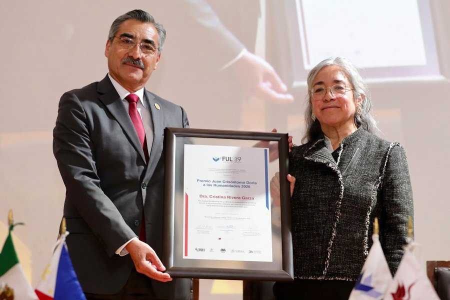 Honra la UAEH a Cristina Rivera Garza con el Premio Juan Crisóstomo Doria