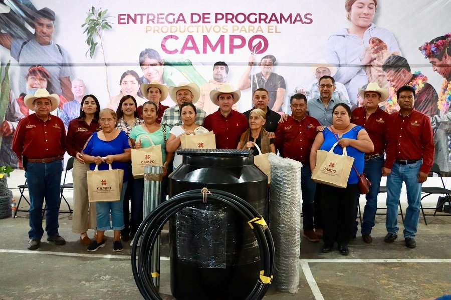 Impulsa Saderh Al Campo Hidalguense Con Entrega De Apoyos Productivos En La Misión y Zimapán