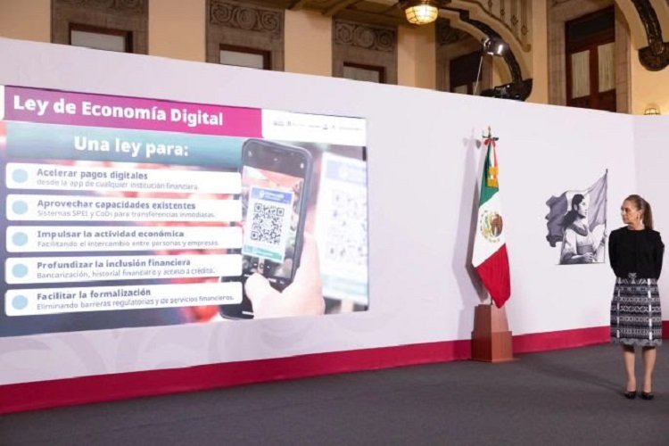 Nueva Ley de Economía Digital Ayudará a La Seguridad, La Eficiencia y a La Formalización de Comercios y Productos: Presidenta Claudia Sheinbaum
