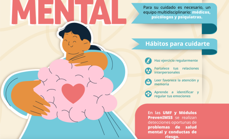 Promueve IMSS Hidalgo Hábitos Saludables Para Fortalecer Salud Mental