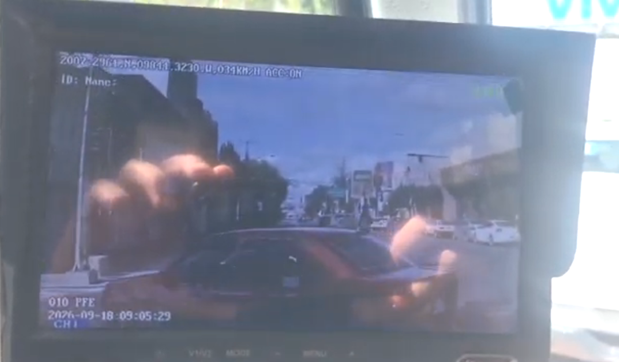SEMOT: Tarjeta informativa respecto al percance ocurrido en Av. Juárez de Pachuca