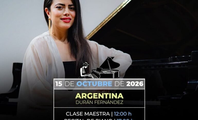 Segundo Festival de Piano María Teresa Rodríguez reunirá en Pachuca a tres concertistas nacionales