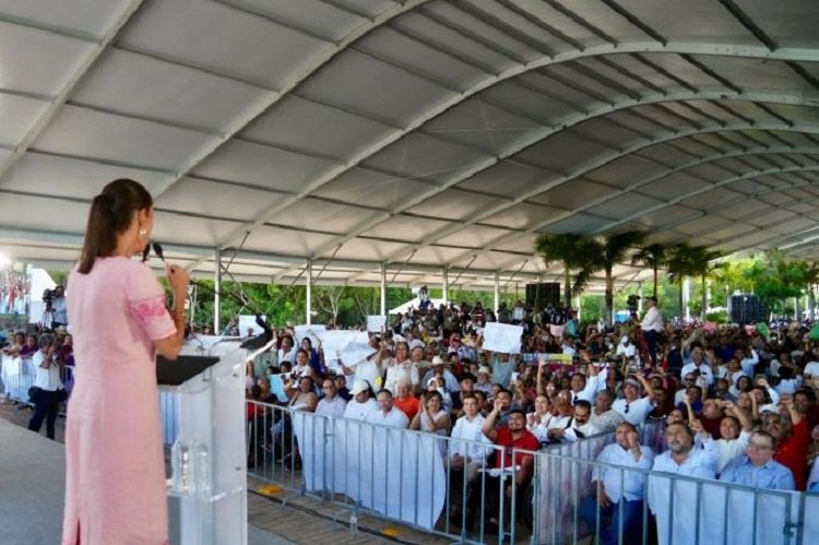 Somos Uno Mismo, Gobierno y Pueblo Unido Jamás Será Vencido: Presidenta Claudia Sheinbaum; en Quintana Roo 486 Mil 167 Personas Reciben Los Programas Para El Bienestar