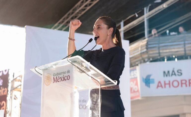 Claudia Sheinbaum y Maru Campos Gobernadora de Chihuahua Hablaron de Coordinación