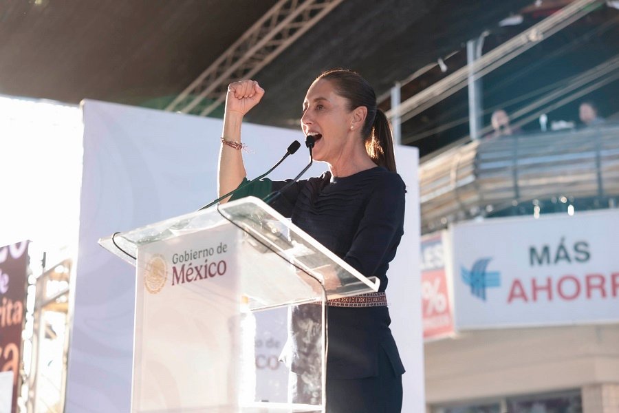 Claudia Sheinbaum y Maru Campos Gobernadora de Chihuahua Hablaron de Coordinación