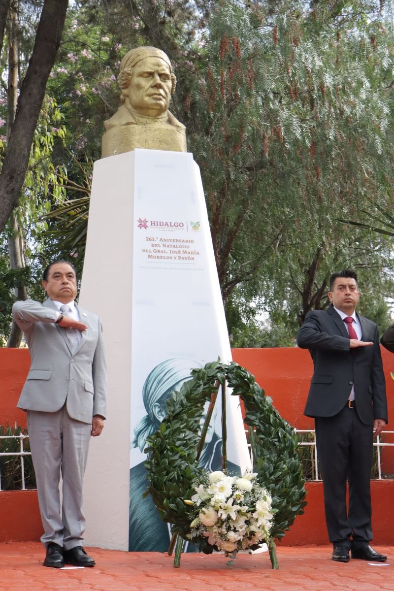 261 Aniversario del Natalicio a José María Morelos y Pavón