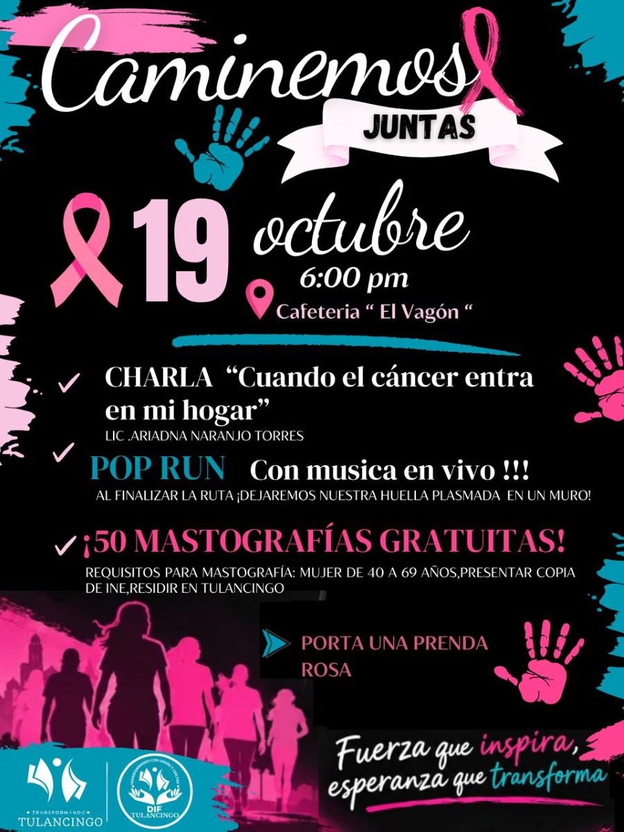 En Tulancingo prevención y 50 mastografías gratuitas