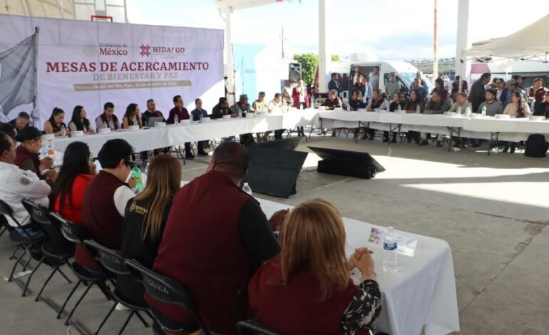 Gobierno de Hidalgo mantiene contacto directo con habitantes de Tepeji del Río