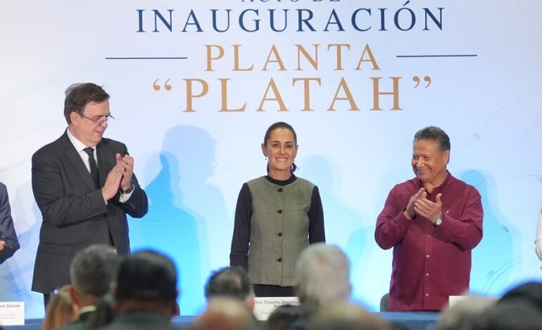 Plan México: Presidenta Claudia Sheinbaum Inaugura Planta Platah de Carnot Laboratorios en Villa de Tezontepec, Hidalgo