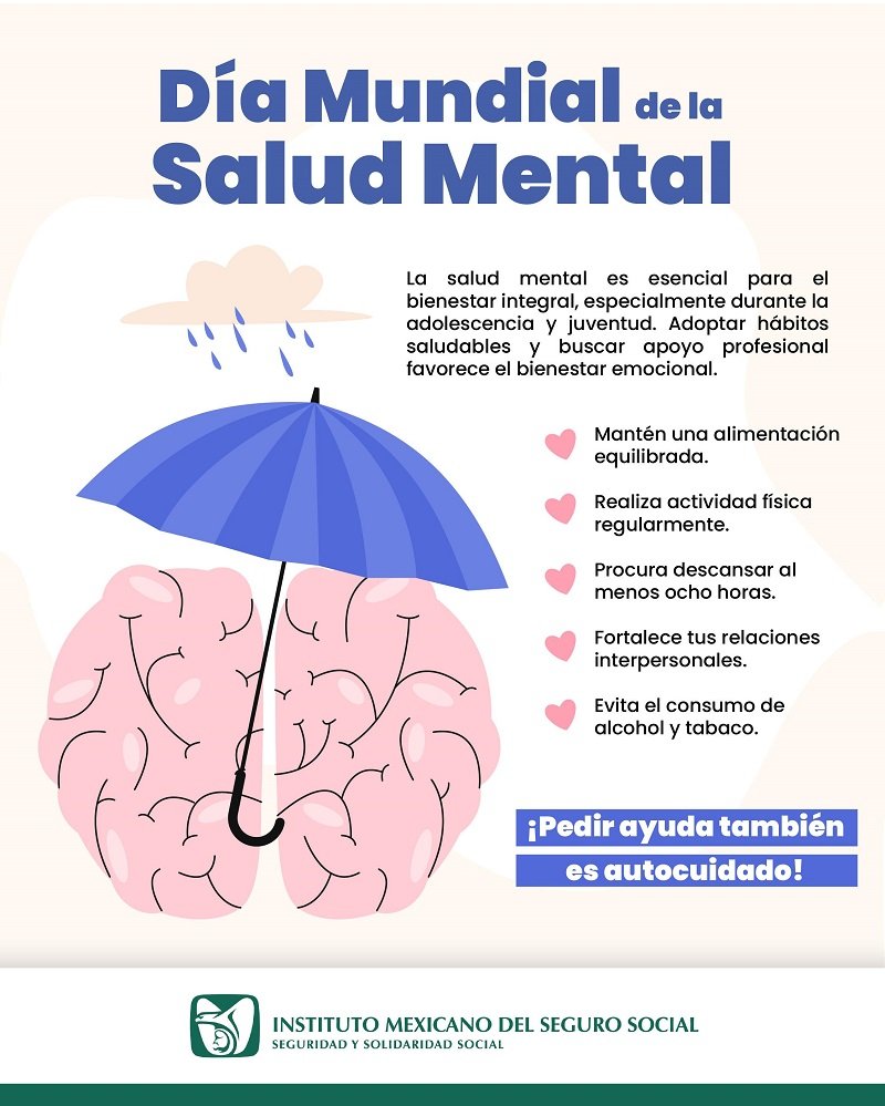 Promueve IMSS Hidalgo hábitos saludables para cuidar la salud mental