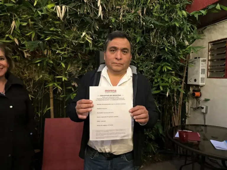 Tonatiuh Herrera Gutiérrez militante y fundador histórico de Morena anuncia registro por Pachuca y exige encuestas transparentes frente a imposiciones.