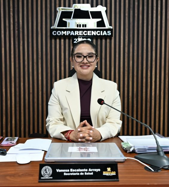 Vanesa Escalante, secretaria de Salud comparece ante el Congreso de Hidalgo y destaca avances en infraestructura médica y vacunación